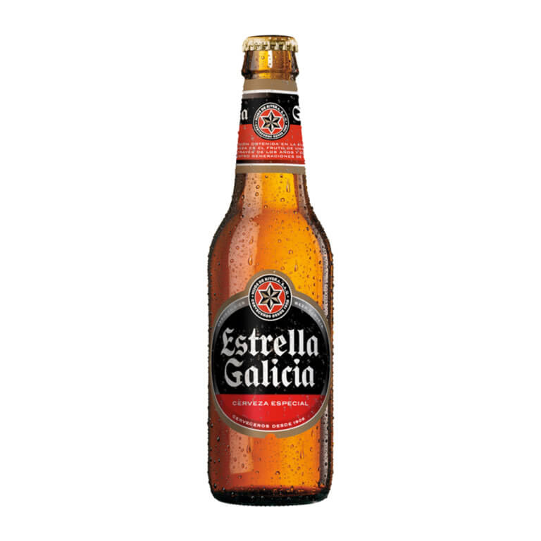 Bière Estrella Galicia | Vendue par pack de 6 | 25cl. (code article